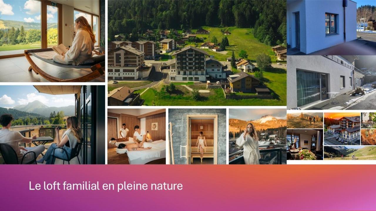 Boutique Hotel Corbetta - Spa 60M2 - La Montagne A 5 Minutes De L'Autoroute A12 Aux Paccots Sur Montreux - Nouveau Loft Familial - Profitez Du Lac Leman Et Des Montagnes En Meme Temps Les Paccots Exterior photo